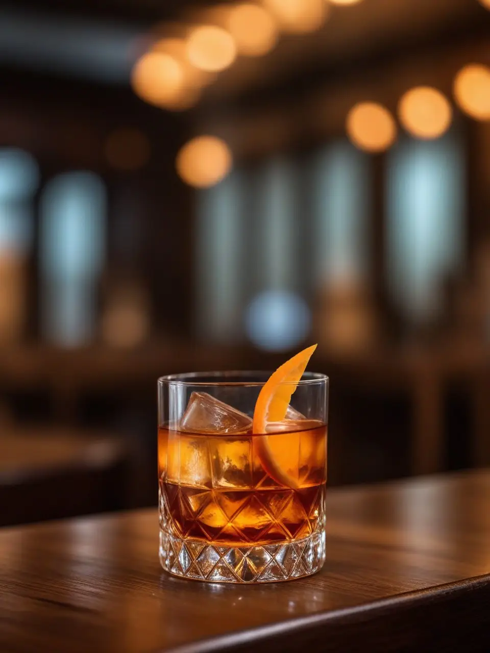 🍸 Smoked Plum Old Fashioned